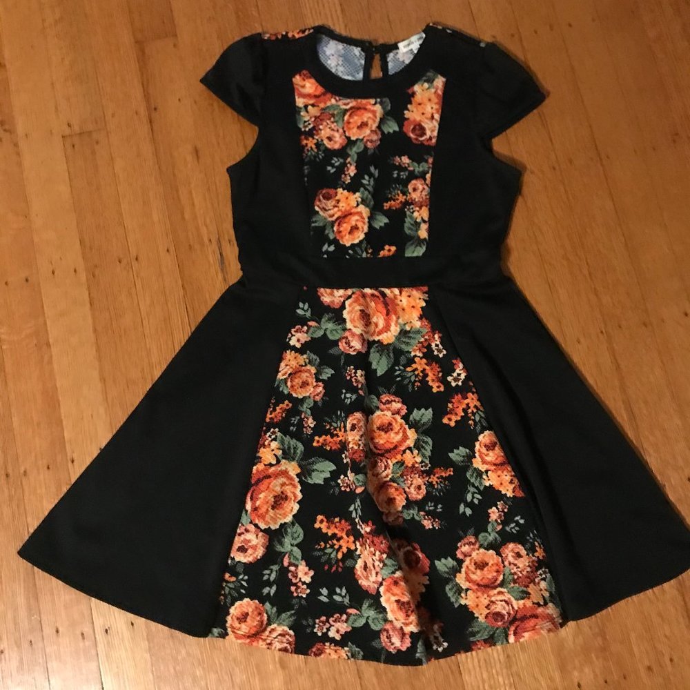 Sophia and Zeke Girls Floral Dress Size 10/12